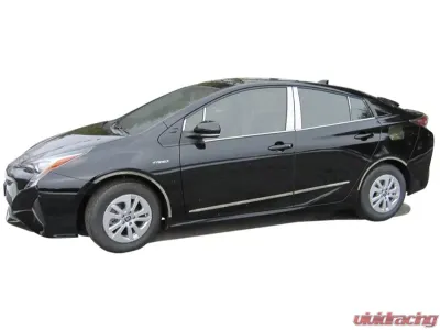 Quality Automotive Accessories 4-Piece Stainless Steel Wheel Well Accent Trim Toyota Prius 4-Door Hatchback 2016-2022 - WQ16135