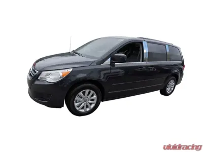 Quality Automotive Accessories 1-Piece Stainless Steel License Plate Bezel Volkswagen Routan 4-Door Minivan 2009-2012 - LP29655