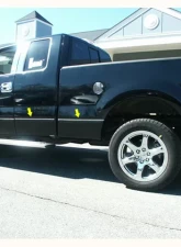 Quality Automotive Accessories 10-Piece Stainless Steel Body Side Molding Accent Trim Ford F-150 4-Door Super Cab 6.5'Bed NO Flares 2004-2014                                     - AT44302 - Image 3
