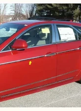 Quality Automotive Accessories 14-Piece Stainless Steel Body Side Molding Accent Trim Cadillac CTS 4-Door Sedan 2008-2013                                     - AT48250 - Image 3