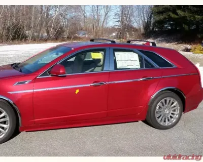 Quality Automotive Accessories 14-Piece Stainless Steel Body Side Molding Accent Trim Cadillac CTS Sport Wagon 4-Door Sport Wagon 2010-2014 - AT50256