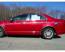 Quality Automotive Accessories 12-Piece Stainless Steel Body Side Molding Accent Trim Ford Fusion 4-Door Sedan 2006-2012