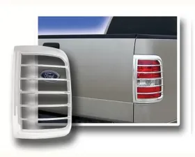 Quality Automotive Accessories 1-Piece Chrome Plated ABS plastic Brake Light Bezel Ford F-150 2-Door 4-Door 2004-2007
