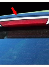 Quality Automotive Accessories 1-Piece Stainless Steel Brake Light Surround Trim Lincoln MKC 4-Door SUV 2015-2019                                     - BL55640 - Image 3