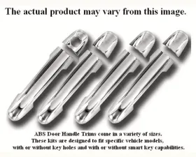 Quality Automotive Accessories 10-Piece Chrome Plated ABS plastic Door Handle Cover Kit Hyundai Elantra 4-Door Sedan 2011-2016