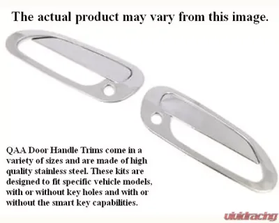 Quality Automotive Accessories 4-Piece Stainless Steel Door Handle Accent Trim Ford Crown Victoria 4-Door Sedan 1998-2009 - DH38361