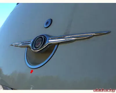 Quality Automotive Accessories 1-Piece Stainless Steel Tailgate Handle Accent Trim Ring Chrysler PT Cruiser 4-Door Hatchback 2001-2007 - DH41700