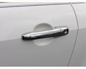 Quality Automotive Accessories 4-Piece Chrome Plated ABS plastic Door Handle Cover Kit Ford Mustang 2-Door Coupe Convertible 2005-2009