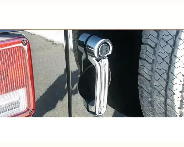 Quality Automotive Accessories 2-Piece Chrome Plated ABS plastic Tailgate Handle Cover Kit Jeep Wrangler JK 2-Door 4-Door SUV 2007-2018 - DH47082