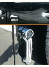 Quality Automotive Accessories 10-Piece Chrome Plated ABS plastic Door and Tailgate Handle Cover Package Jeep Wrangler JK 4-Door SUV 2007-2018                                     - DH47085 - Image 3