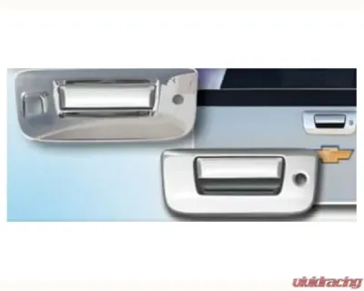 Quality Automotive Accessories 2-Piece Chrome Plated ABS plastic Tailgate Handle Cover Kit Chevrolet Silverado 2-Door 4-Door 2007-2013 - DH47184