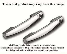 Quality Automotive Accessories 4-Piece Chrome Plated ABS plastic Door Handle Cover Kit Dodge Challenger 2-Door Coupe 2008-2010