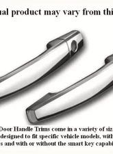 Quality Automotive Accessories 4-Piece Chrome Plated ABS plastic Door Handle Cover Kit Dodge Challenger 2-Door Coupe 2008-2010                                     - DH49915 - Image 3