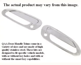Quality Automotive Accessories 2-Piece Stainless Steel Door Handle Accent Trim Honda Accord 2-Door Coupe 1998-2001