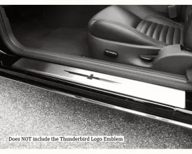 Quality Automotive Accessories 2-Piece Stainless Steel Door Sill trim Ford Thunderbird 2-Door Coupe Convertible 2002-2006