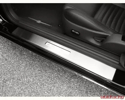 Quality Automotive Accessories 2-Piece Stainless Steel Door Sill trim Ford Thunderbird 2-Door Coupe Convertible 2002-2006 - DS43672