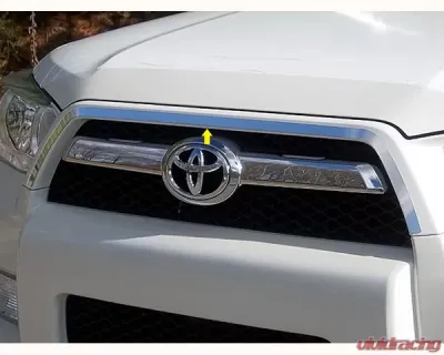 Quality Automotive Accessories 1-Piece Stainless Steel Front Bumper Trim Toyota 4Runner 4-Door SUV 2010-2013 - FB10177