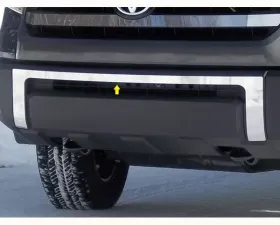 Quality Automotive Accessories 1-Piece Stainless Steel Front Bumper Trim Toyota Tundra 2-Door 4-Door 2014-2020