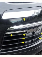 Quality Automotive Accessories 16-Piece Stainless Steel Front Bumper Trim Volkswagen Jetta 4-Door Sedan 2005-2010                                     - FP25665 - Image 3