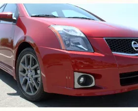 Quality Automotive Accessories 2-Piece Stainless Steel Fog Light Trim Nissan Sentra 4-Door Sedan SE-R only 2007-2011