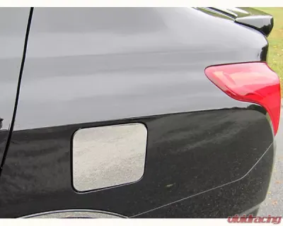 Quality Automotive Accessories 1-Piece Stainless Steel Gas Door Cover Trim Nissan Versa 4-Door Sedan 2012-2019 - GC12530