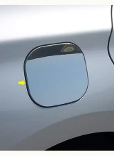 Quality Automotive Accessories 1-Piece Stainless Steel Gas Door Cover Trim Nissan Sentra 4-Door Sedan 2013-2019                                     - GC13575 - Image 3