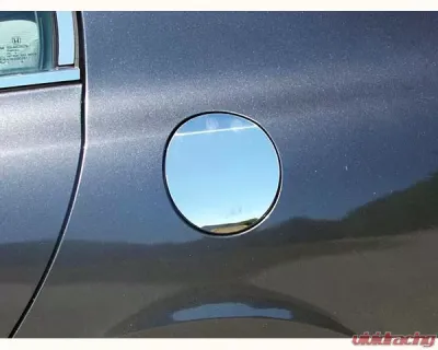 Quality Automotive Accessories 1-Piece Stainless Steel Gas Door Cover Trim Honda Civic 4-Door Sedan 2006-2011 - GC26214