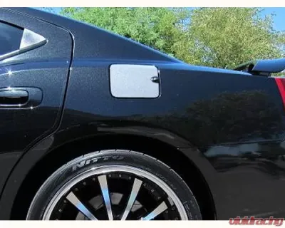 Quality Automotive Accessories 1-Piece Stainless Steel Gas Door Cover Trim Dodge Charger 4-Door Sedan 2008-2010 - GC48910