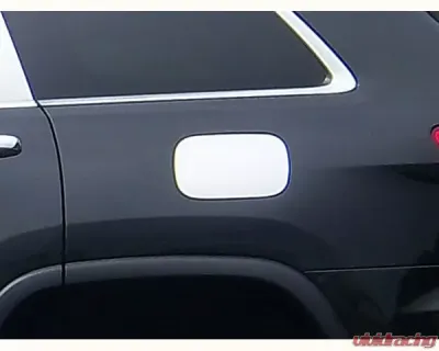 Quality Automotive Accessories 1-Piece Stainless Steel Gas Door Cover Trim Jeep Grand Cherokee 4-Door SUV 2011-2021 - GC51080