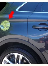 Quality Automotive Accessories 1-Piece Stainless Steel Gas Door Cover Trim Lincoln MKC 4-Door SUV 2015-2019                                     - GC55640 - Image 3