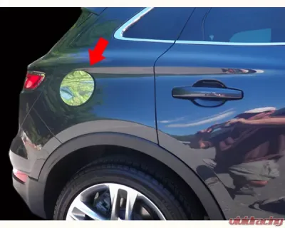 Quality Automotive Accessories 1-Piece Stainless Steel Gas Door Cover Trim Lincoln MKC 4-Door SUV 2015-2019 - GC55640