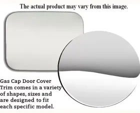 Quality Automotive Accessories 1-Piece Stainless Steel Gas Door Cover Trim Lexus LS400 4-Door Sedan 1990-1994