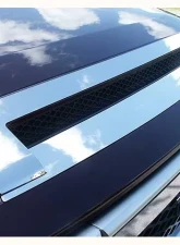 Quality Automotive Accessories 2-Piece Stainless Steel Hood Vent Trim Toyota FJ Cruiser 4-Door SUV 2007-2014                                     - HT27140 - Image 3