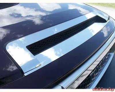 Quality Automotive Accessories 2-Piece Stainless Steel Hood Vent Trim Toyota FJ Cruiser 4-Door SUV 2007-2014 - HT27140