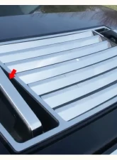 Quality Automotive Accessories 2-Piece Stainless Steel Hood Handle Accent Trim Hummer H2 4-Door SUV 2003-2009                                     - HV43003 - Image 3