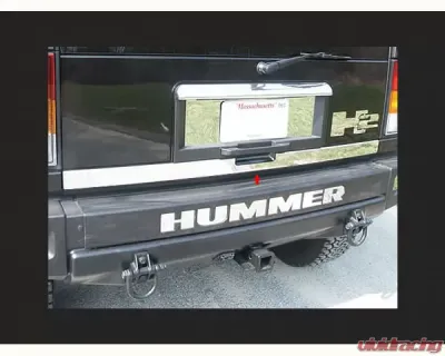 Quality Automotive Accessories 1-Piece Stainless Steel Tailgate Accent Trim Hummer H2 4-Door SUV 2003-2009 - HV43010