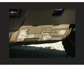 Quality Automotive Accessories 2-Piece Stainless Steel Brush Plate Accent Hummer H2 4-Door SUV 2003-2009
