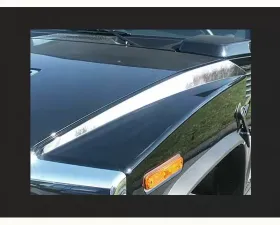 Quality Automotive Accessories 2-Piece Stainless Steel Hood Accent Trim Hummer H2 4-Door SUV 2003-2009