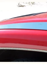 Quality Automotive Accessories 2-Piece Stainless Steel Hood Accent Trim Hummer H3 4-Door SUV 2006-2009                                     - HV46302 - Image 3