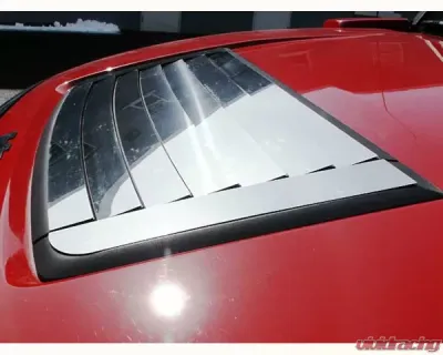 Quality Automotive Accessories 9-Piece Stainless Steel Hood Vent Trim Hummer H3 4-Door SUV 2006-2009 - HV46303