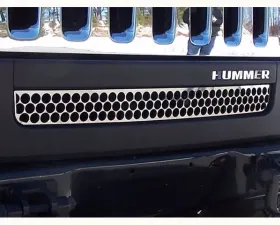 Quality Automotive Accessories 1-Piece Stainless Steel Stainless Steel Grille / Front Accent Trim Hummer H3 4-Door SUV 2006-2009