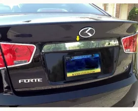 Quality Automotive Accessories 1-Piece Stainless Steel License Bar Above plate accent Trim Kia Forte 4-Door Sedan 2010-2013