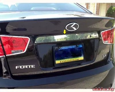 Quality Automotive Accessories 1-Piece Stainless Steel License Bar Above plate accent Trim Kia Forte 4-Door Sedan 2010-2013 - LB10811