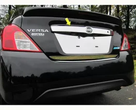 Quality Automotive Accessories 1-Piece Stainless Steel License Bar Above plate accent Trim Nissan Versa 4-Door Sedan 2012-2019