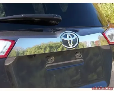 Quality Automotive Accessories 1-Piece Stainless Steel License Bar Above plate accent Trim Toyota Rav4 4-Door SUV 2013-2015 - LB13180