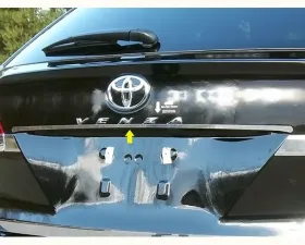 Quality Automotive Accessories 1-Piece Stainless Steel License Bar Above plate accent Trim Toyota Venza 4-Door Crossover SUV 2009-2015