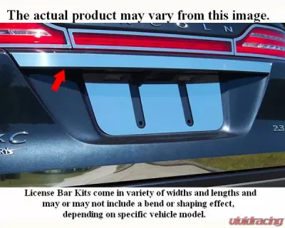 Quality Automotive Accessories 1-Piece Stainless Steel License Bar Above plate accent Trim Ford Explorer 4-Door SUV 2004-2005 - LB44330