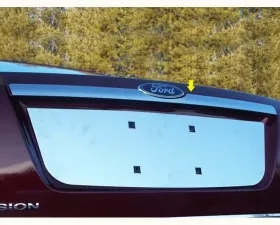 Quality Automotive Accessories 1-Piece Stainless Steel License Bar Above plate accent Trim Ford Fusion 4-Door Sedan 2006-2009