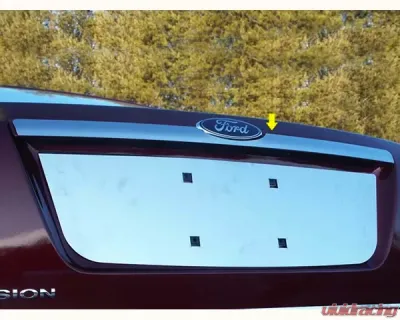 Quality Automotive Accessories 1-Piece Stainless Steel License Bar Above plate accent Trim Ford Fusion 4-Door Sedan 2006-2009 - LB46390