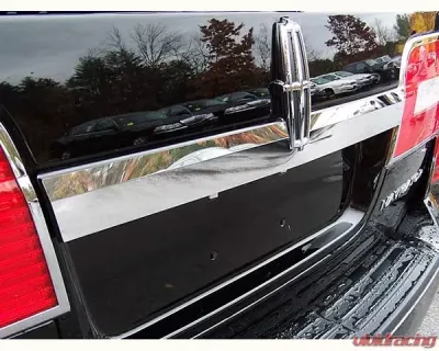 Quality Automotive Accessories 1-Piece Stainless Steel License Bar Above plate accent Trim Lincoln Navigator 4-Door SUV 2007-2014 - LB47655